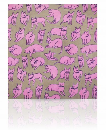 Платок Женский SS.KV-CATS/TAUPE